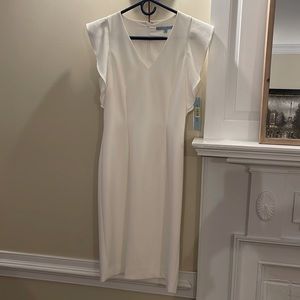 White NWT Antonio Melani Cocktail Dress